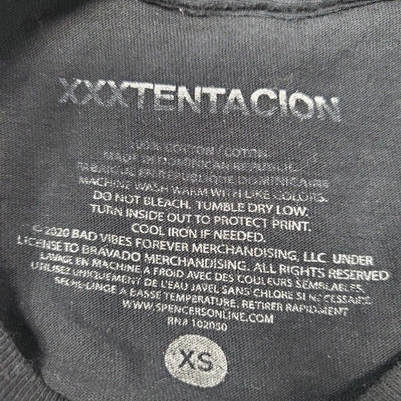 XXXTENTACION Black T-Shirt Unisex Hip Hop Legend Rap Size XS Officially Licensed - Picture 4 of 9